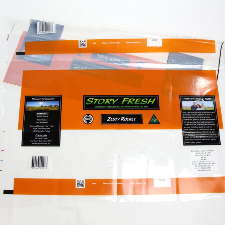 35 মাইনিং এন্টি কুয়াশা BOPP ভেষজ / সালাদ প্যাকেজিং জন্য ব্যবহৃত ছায়াছবি