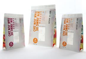 গুঁড়ো স্নেক জন্য সাইড Gusset ফ্ল্যাট নিট ব্যাগ