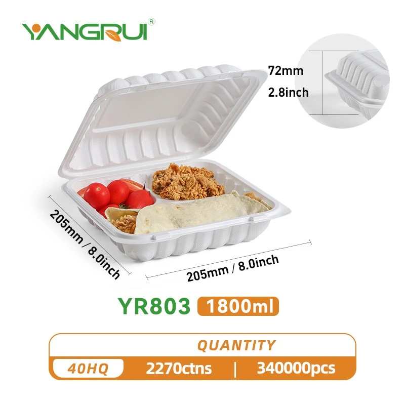 803 Clamshell To Go Containers