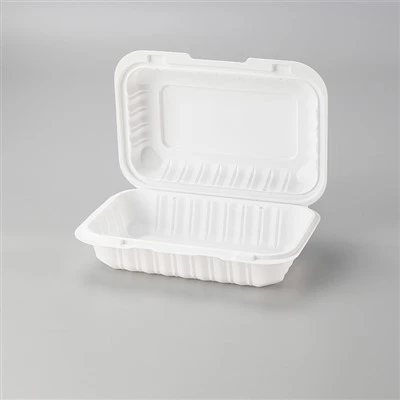 9x6" Hinged To Go Meal Boxes MFPP ক্ল্যামশেল ফুড কন্টেইনার