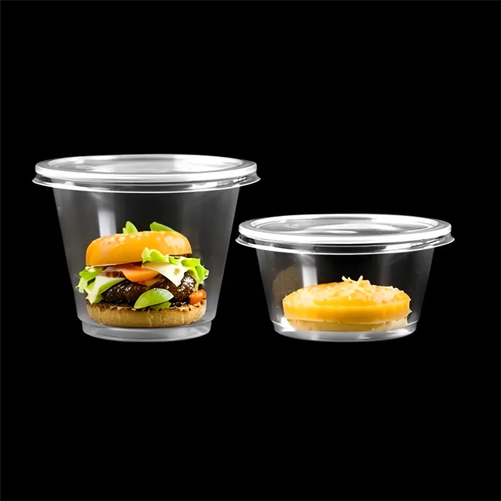 Ids াকনা সহ 5 ওজ অংশ কাপ