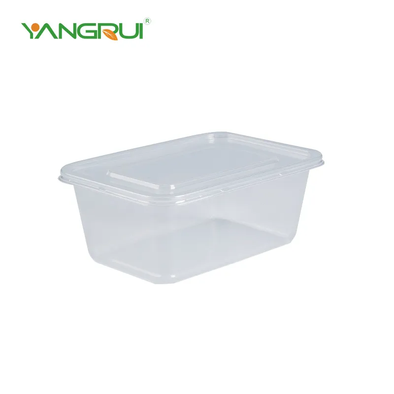 আয়তক্ষেত্র পরিষ্কার লাঞ্চ বক্স