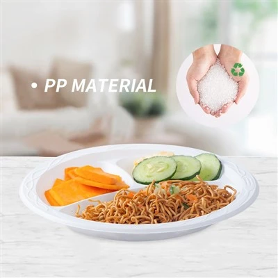 3 Compartment Plastic Plates 3 Compartment Plastic Plates